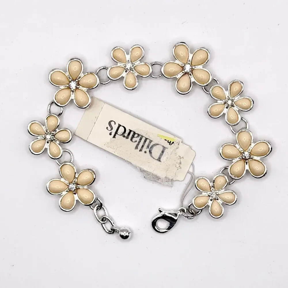 🌼Daisy Flower Link Bracelet - NWT